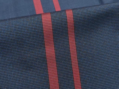 平和屋着物■本場縞大島紬　間道　正絹　逸品　DABK3003qa