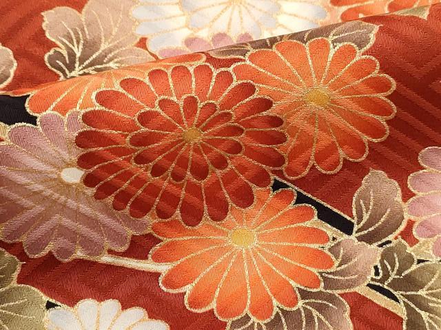 平和屋着物■豪華振袖　花車文　暈し染め　金彩　正絹　逸品　DABK3024qa