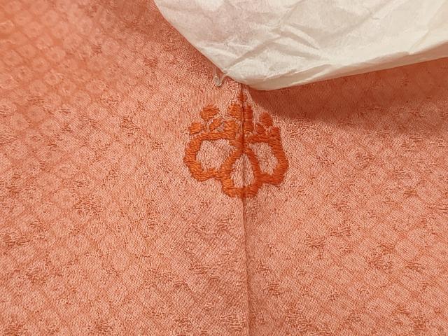 平和屋着物■上質な小紋　横段文　鹿の子　正絹　逸品　未使用　DABK3034qa