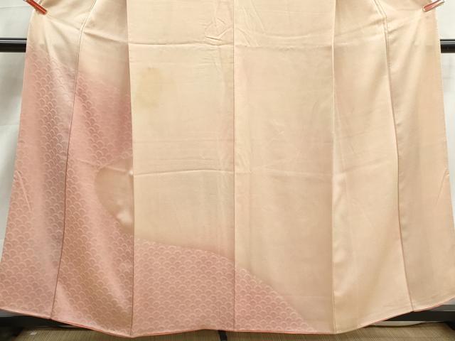 平和屋着物■色留訪問着　青海波地紋　暈し染め　正絹　逸品　DABK3037qa