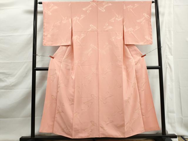 平和屋着物■上質な小紋　抽象文様　金糸　正絹　逸品　DABK3041qa