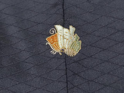 平和屋着物■訪問着　駒刺繍　冊子花文　金彩　正絹　逸品　DABK3053qa