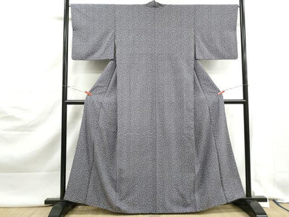 平和屋着物■江戸小紋　小花尽くし　松坂屋扱い　正絹　逸品　DABK3058qa