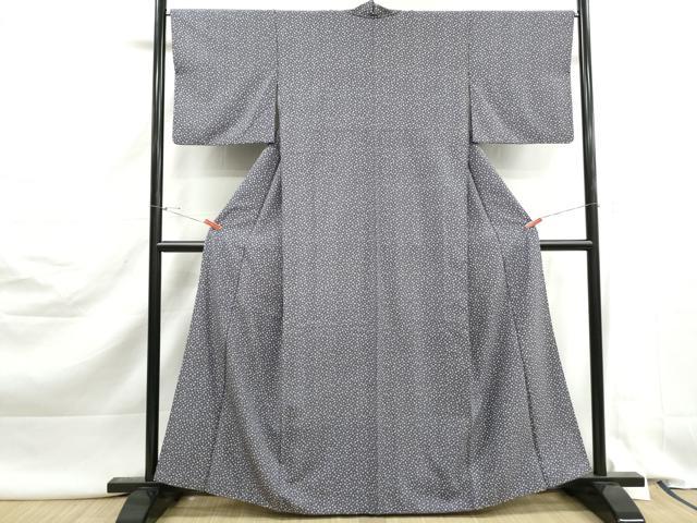 平和屋着物■江戸小紋　小花尽くし　松坂屋扱い　正絹　逸品　DABK3058qa