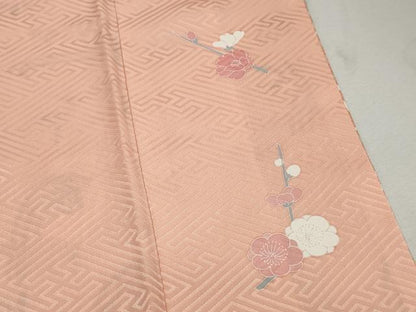 平和屋着物■訪問着　青海波花車文　金彩　正絹　逸品　DABK3060qa