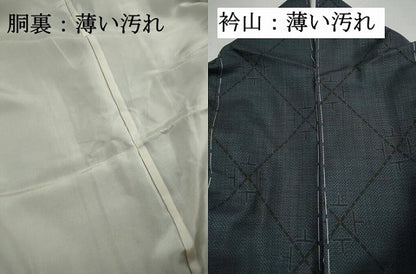 平和屋着物■本場大島紬　7マルキ　格子文　松坂屋扱い　正絹　逸品　DABK3179qa