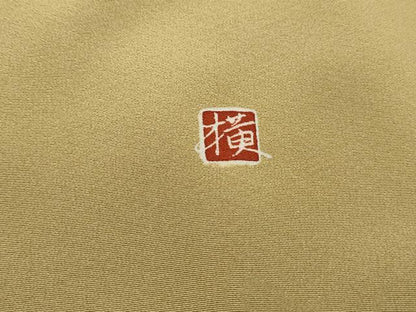 平和屋着物■豪華色留袖　作家物　駒刺繍　花車文　金彩　正絹　逸品　DABK3189qa