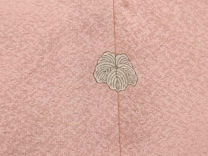 平和屋着物■訪問着　刺繍　貝桶花文　暈し染め　金銀彩　正絹　逸品　DABK3193qa