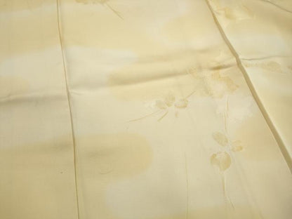 平和屋着物■訪問着　地紋起こし　霞枝花文　暈し染め　正絹　逸品　DABK3201qa