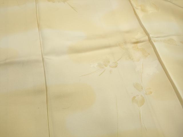 平和屋着物■訪問着　地紋起こし　霞枝花文　暈し染め　正絹　逸品　DABK3201qa
