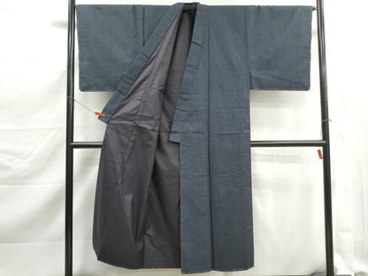 平和屋着物■男性　紬　亀甲柄　正絹　逸品　DABK3202qa