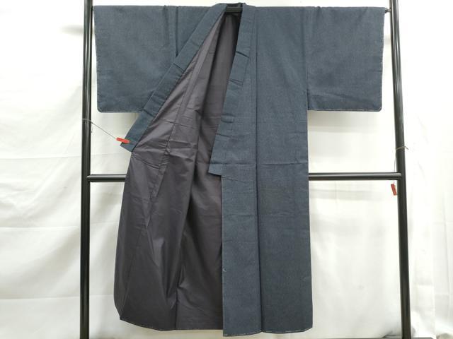 平和屋着物■男性　紬　亀甲柄　正絹　逸品　DABK3202qa