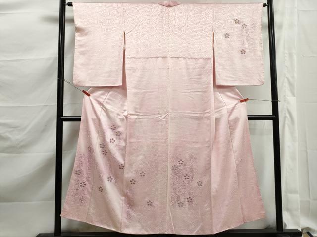 平和屋着物■訪問着　駒刺繍　舞花文　梅鉢　暈し染め　正絹　逸品　DABK3205qa