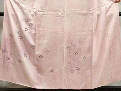 平和屋着物■訪問着　駒刺繍　舞花文　梅鉢　暈し染め　正絹　逸品　DABK3205qa