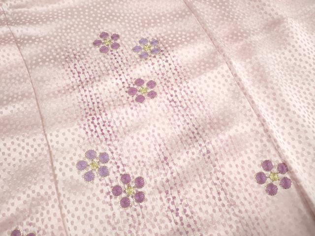 平和屋着物■訪問着　駒刺繍　舞花文　梅鉢　暈し染め　正絹　逸品　DABK3205qa