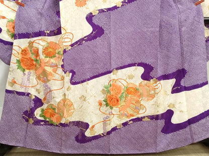 平和屋着物■豪華振袖　駒刺繍　絞り　花鼓文　金彩　やまと誂製　正絹　逸品　DABK3208qa