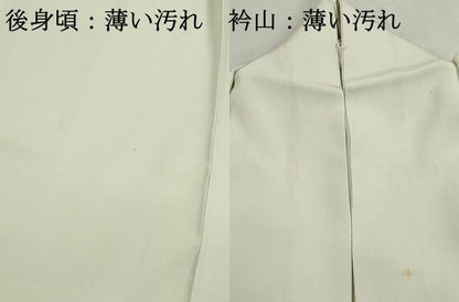 平和屋着物■訪問着　駒刺繍　エ霞花文　暈し染め　金彩　正絹　逸品　DABK3212qa