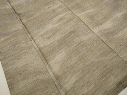平和屋着物■上質な紬　横段文　正絹　逸品　DABK3222qa