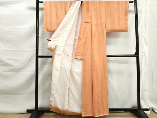 平和屋着物■上質な小紋　霞文　暈し染め　正絹　逸品　DABK3223qa