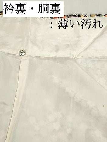 平和屋着物■上質な小紋　梅尽くし　黒地　正絹　逸品　DABK3226qa