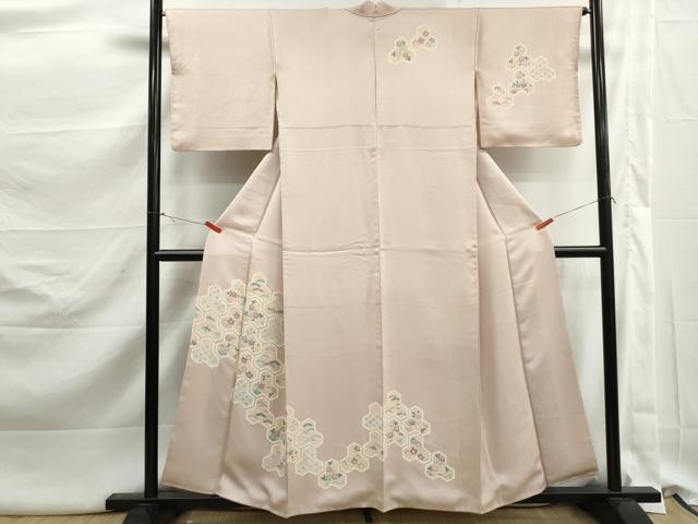 平和屋着物■訪問着　毘沙門亀甲　松竹梅　正絹　逸品　DABK3235qa