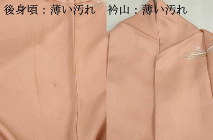 平和屋着物■訪問着　風景花文　松竹梅　暈し染め　金銀彩　正絹　逸品　DABK3240qa