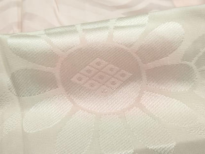 平和屋着物■振袖用長襦袢　無双仕立て　舞花地紋　暈し染め　正絹　逸品　DABK3244qa