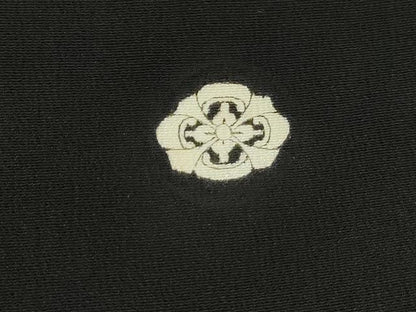 平和屋着物■豪華黒留袖　刺繍　孔雀文　金銀彩　正絹　逸品　DABK3251qa