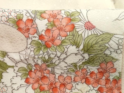 平和屋着物■上質な小紋　エ霞枝花文　暈し染め　正絹　逸品　DABK3263qa