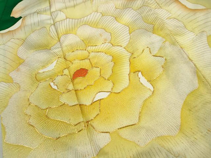 平和屋着物■豪華振袖　駒刺繍　花尽くし　牡丹　金彩　正絹　逸品　DABK3270qa