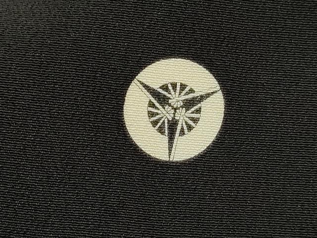 平和屋着物■豪華黒留袖　刺繍　花鳥文　暈し染め　金彩　正絹　逸品　DABK3285qa