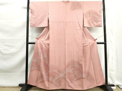 平和屋着物■訪問着　重ね山芝文　暈し染め　正絹　逸品　DABK3294qa