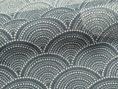 平和屋着物■江戸小紋　青海波文　正絹　逸品　DABK3305qa