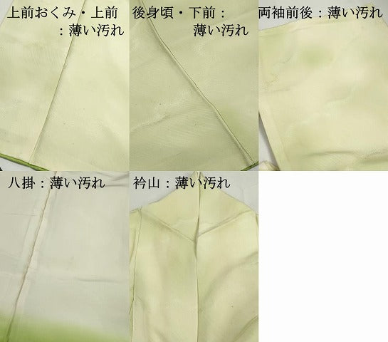 平和屋着物■上質な小紋　道長地紋　暈し染め　正絹　逸品　DABK3308qa