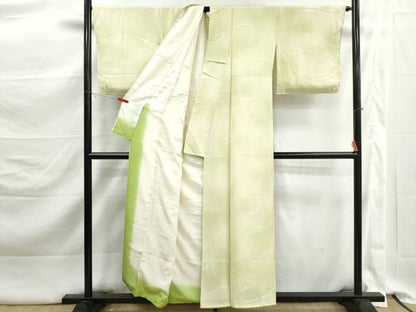 平和屋着物■上質な小紋　道長地紋　暈し染め　正絹　逸品　DABK3308qa