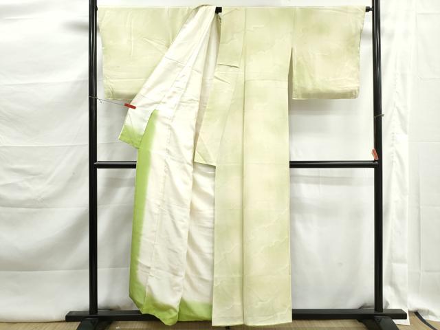 平和屋着物■上質な小紋　道長地紋　暈し染め　正絹　逸品　DABK3308qa