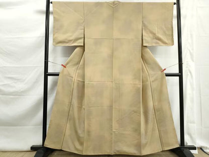 平和屋着物■上質な小紋　霞文　暈し染め　正絹　逸品　DABK3311qa