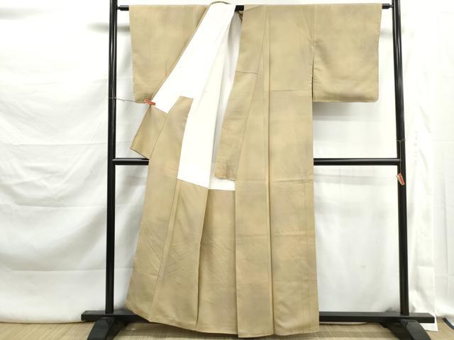平和屋着物■上質な小紋　霞文　暈し染め　正絹　逸品　DABK3311qa