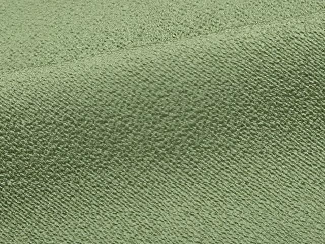 平和屋着物■上質な色無地　柳色　正絹　逸品　DABK3312qa