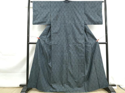 平和屋着物■本場大島紬　7マルキ　蜀江文　正絹　逸品　DABK3322qa