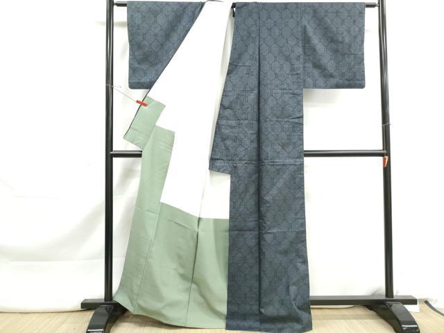 平和屋着物■本場大島紬　7マルキ　蜀江文　正絹　逸品　DABK3322qa