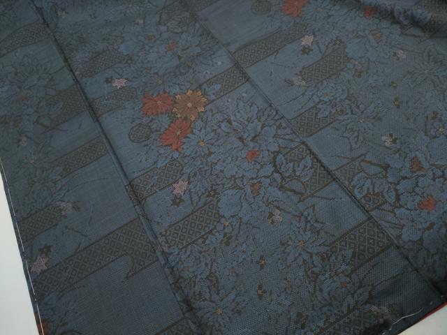 平和屋着物■本場大島紬　7マルキ　霞花文　正絹　逸品　未使用　DABK3323qa