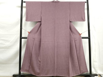 平和屋着物■江戸小紋　彫士：住田双光・染士：服部光擴　鮫小紋柄　鬼しぼ縮緬　正絹　逸品　未使用　DABK3336qa