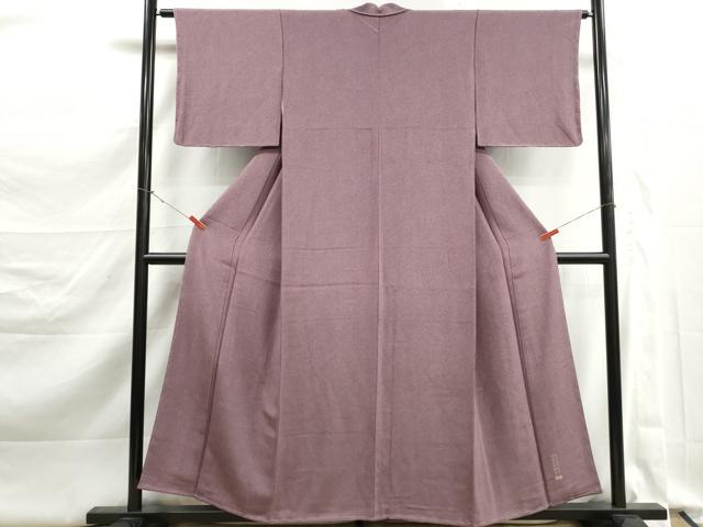 平和屋着物■江戸小紋　彫士：住田双光・染士：服部光擴　鮫小紋柄　鬼しぼ縮緬　正絹　逸品　未使用　DABK3336qa