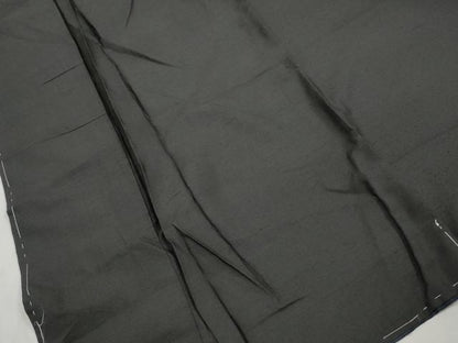 平和屋着物■男性　紬　黒緑色　正絹　逸品　DABK3343qa