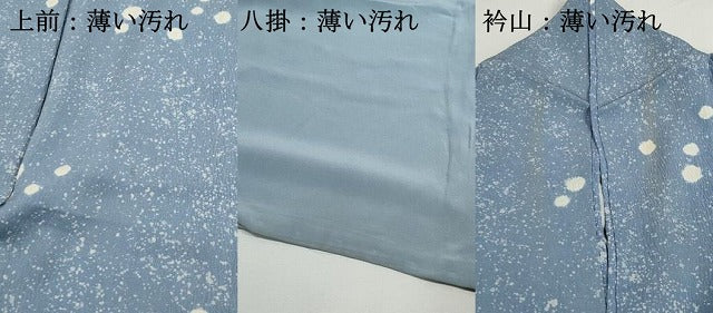 平和屋着物■上質な小紋　絞り　霞文　正絹　逸品　DABK3347qa