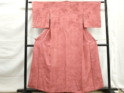 平和屋着物■江戸小紋　鮫小紋柄　流水花文　やまと誂製　正絹　逸品　DABK3361qa