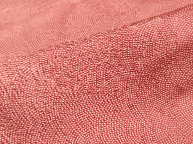 平和屋着物■江戸小紋　鮫小紋柄　流水花文　やまと誂製　正絹　逸品　DABK3361qa