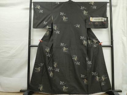 平和屋着物■本場大島紬　飛鳥文　証紙付き　正絹　逸品　DABK3394qa