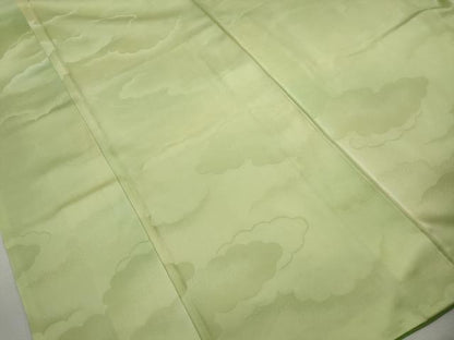 平和屋着物■上質な小紋　重ね雲地紋　暈し染め　正絹　逸品　DABK3450qa